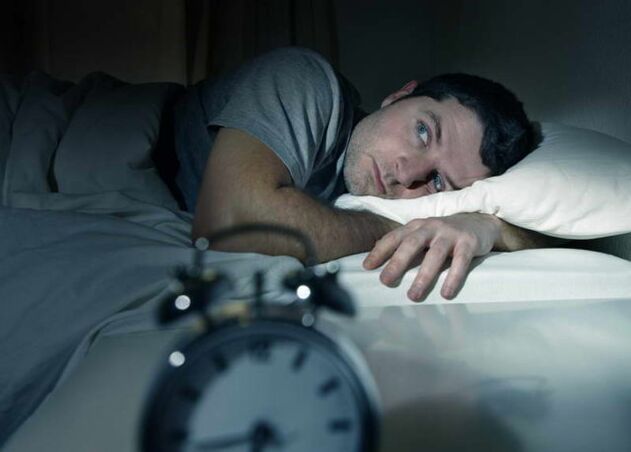 insomnioa gorputzean zizareen sintoma gisa